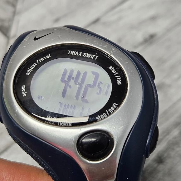 Y2K Nike Triax Swift Watch Digital WC9003 Blue Rare Nostalgia - Picture 7 of 7